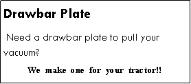 Trail Vac Draw Plate